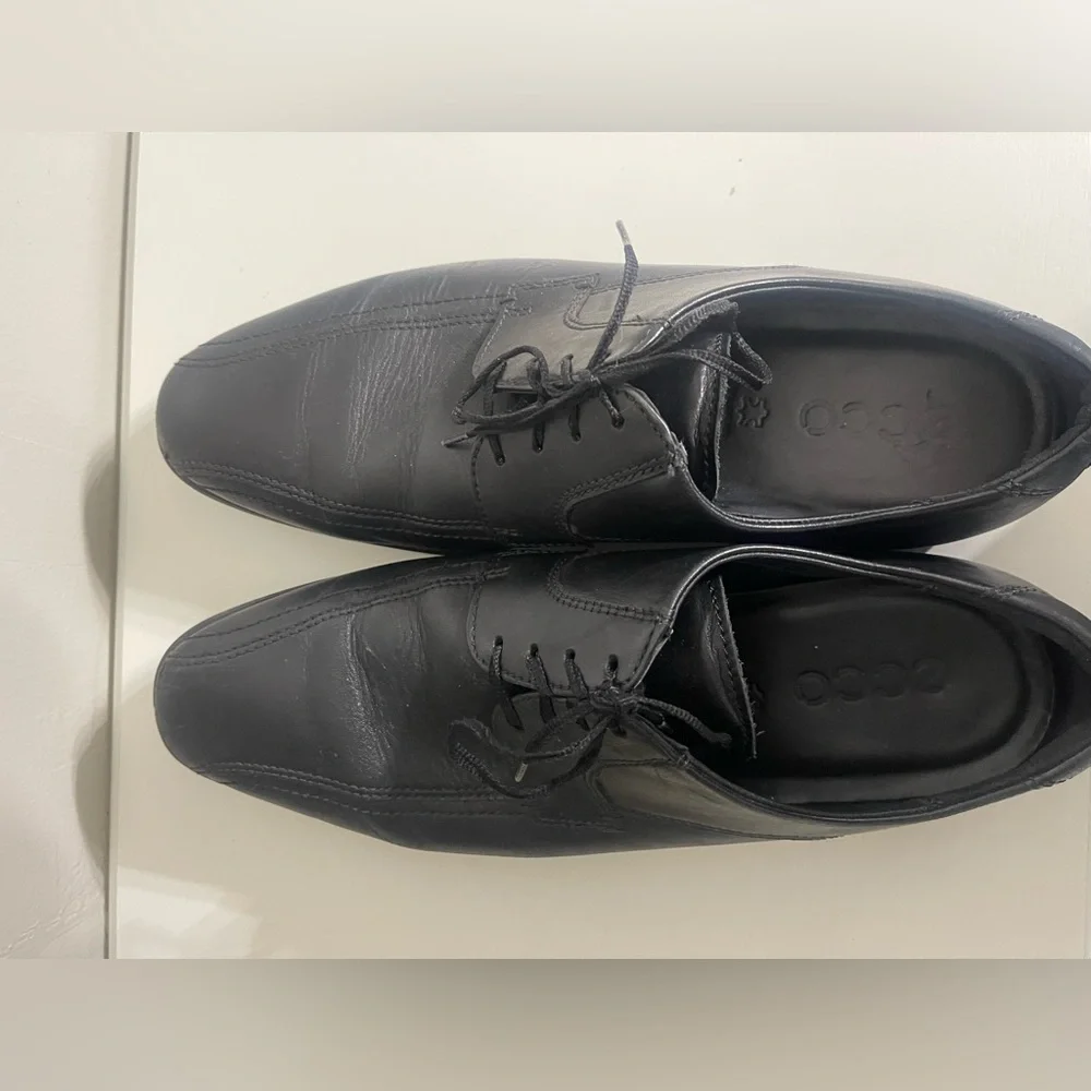 Ecco Black Leather Footwear Size‎ 12